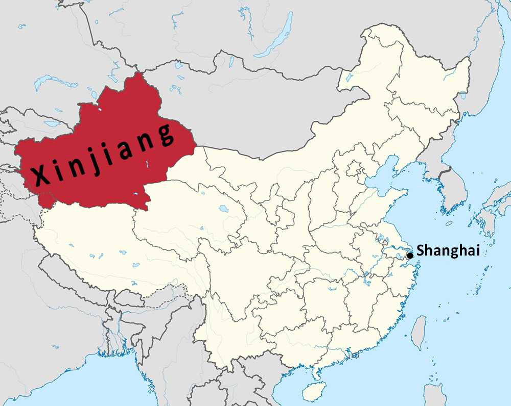 xinjiang and china