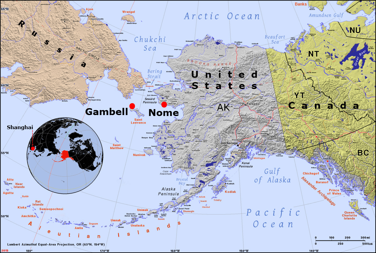 Alaska map